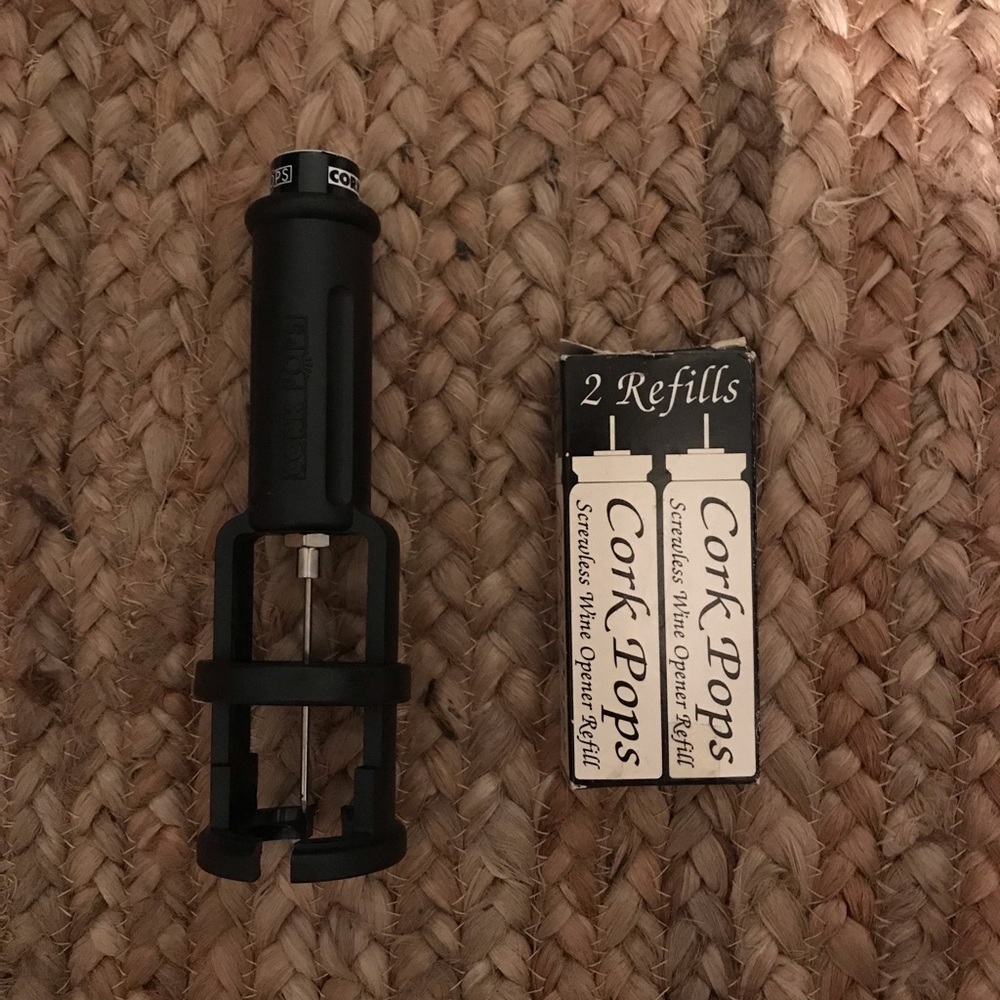 Cork Pops Wine Opener With Refills